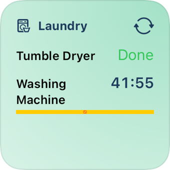 The Laundry widget, small