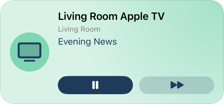 The Media widget, medium